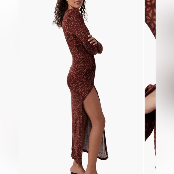 Shayla Floral Long Sleeve Wrap Dress - Picture 1 of 4